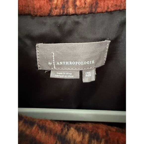 Anthropologie Women’s Tess Plaid Capelet One Size - Picture 2 of 10